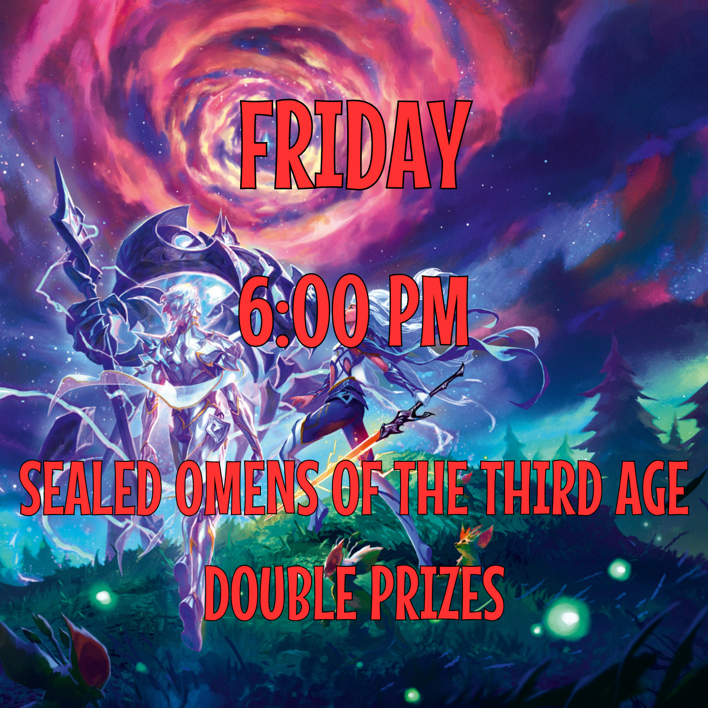 6:00PM Friday Sealed Deck Omens of the Third Age - Double Prizes