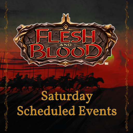 Saturday Scheduled Events