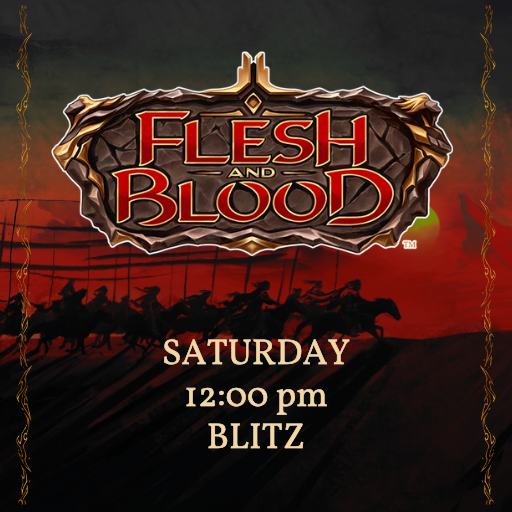 Saturday | 12:00 pm | Blitz | Alpha Qualifier | Double Tix