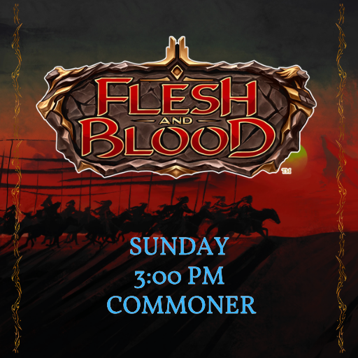 Sunday | 3:00 pm | Commoner | Standard Tix