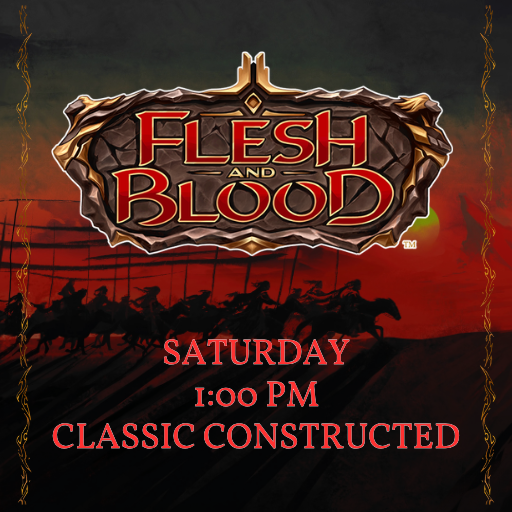 Saturday | 1:00 pm | Classic Constructed | Standard Tix