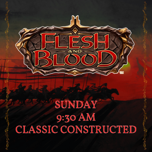 Sunday | 9:30 am | Classic Constructed | Double Tix