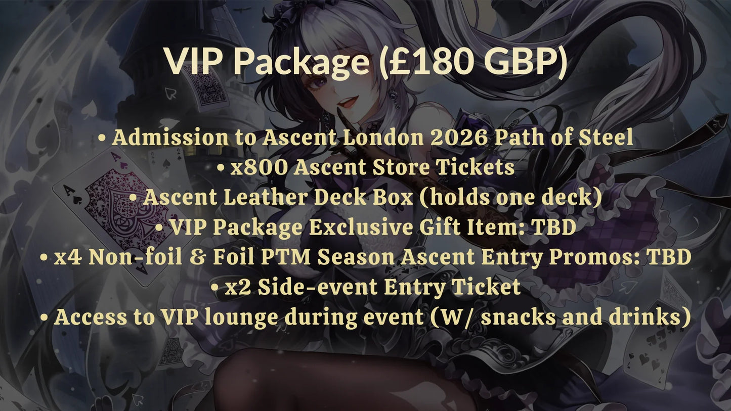 Grand Archive Ascent London Packages - LR Events