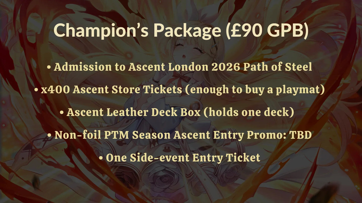 Grand Archive Ascent London Packages - LR Events