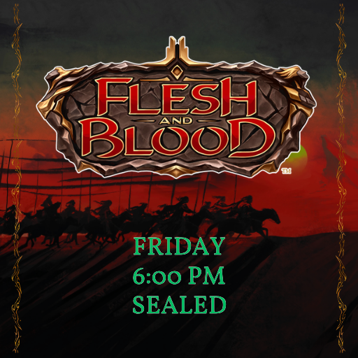 Friday | 6:00 pm | Sealed The Hunted | Super Armory | Standard Tix