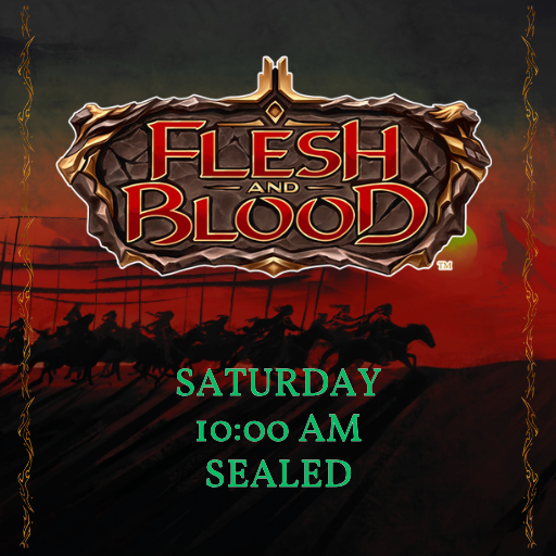 Saturday | 10:00 am | Sealed The Hunted | Alpha Qualifier | Double Tix