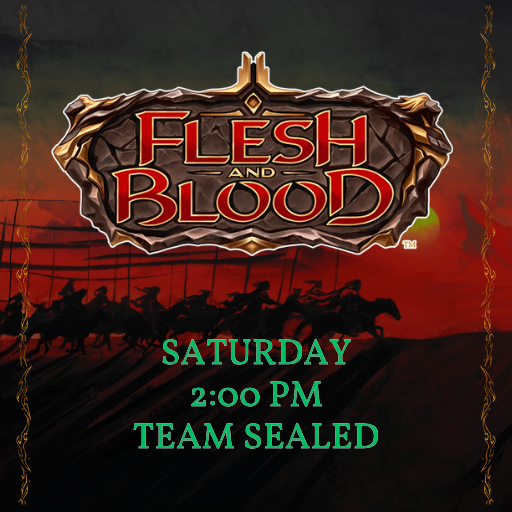 Saturday | 2:00 pm | Full Box The Hunted Team Sealed | Double Tix