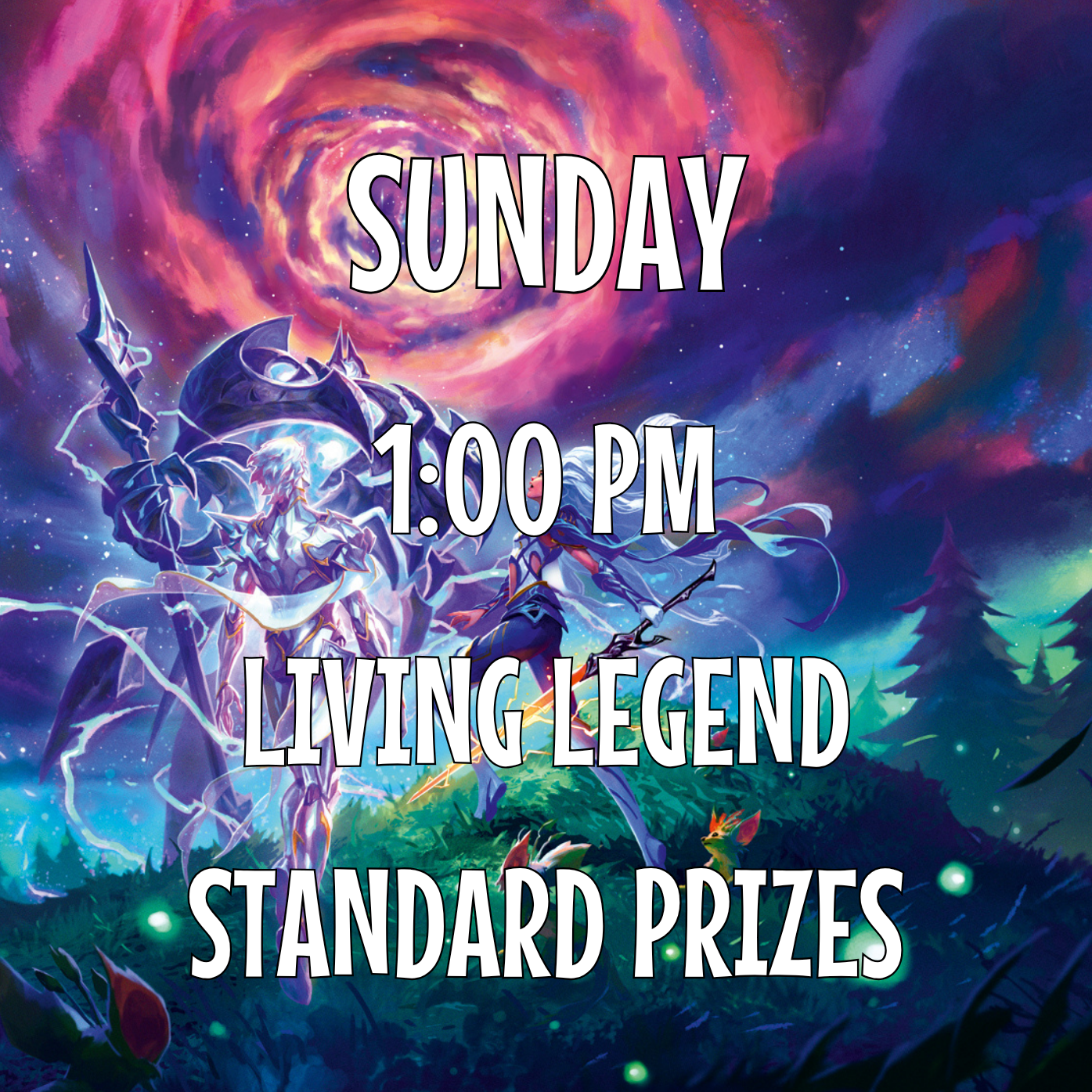 1:00PM Sunday Living Legend